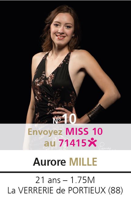 election miss lorraine election Candidate N° Aurore MILLE vote