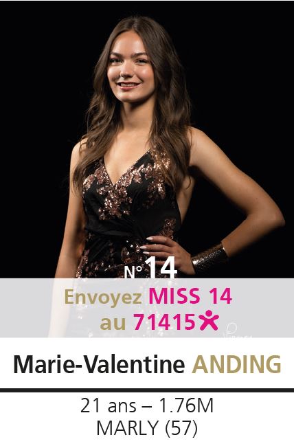 election miss lorraine election Candidate N° Marie Valentine ANDING vote