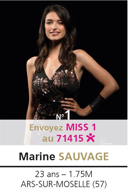 election miss lorraine election Candidate N° Marine SAUVAGE vote