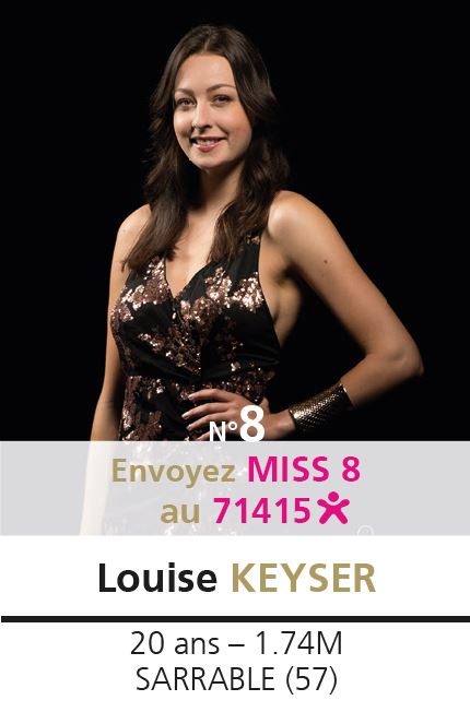 election miss lorraine election Candidate N° Louise KEYSER vote