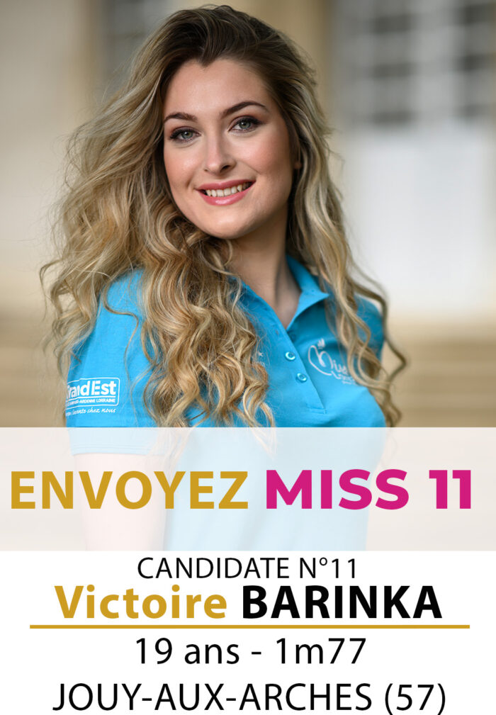 election miss lorraine miss lorraine Candidate N° Victoire BARINKA vote sms