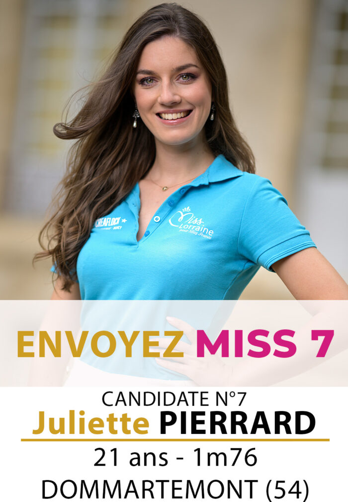election miss lorraine miss lorraine Candidate N° Juliette PIERRARD vote sms