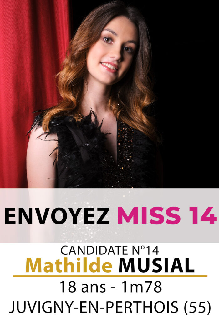 election miss lorraine miss lorraine Candidate N° Mathilde MUSIAL