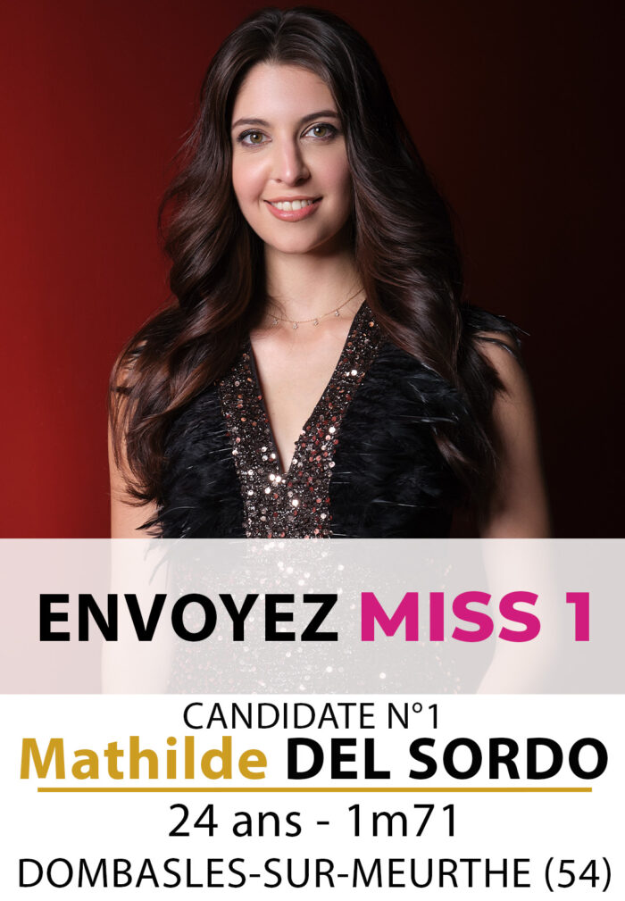election miss lorraine miss lorraine Candidate N° Mathilde DEL SORDO