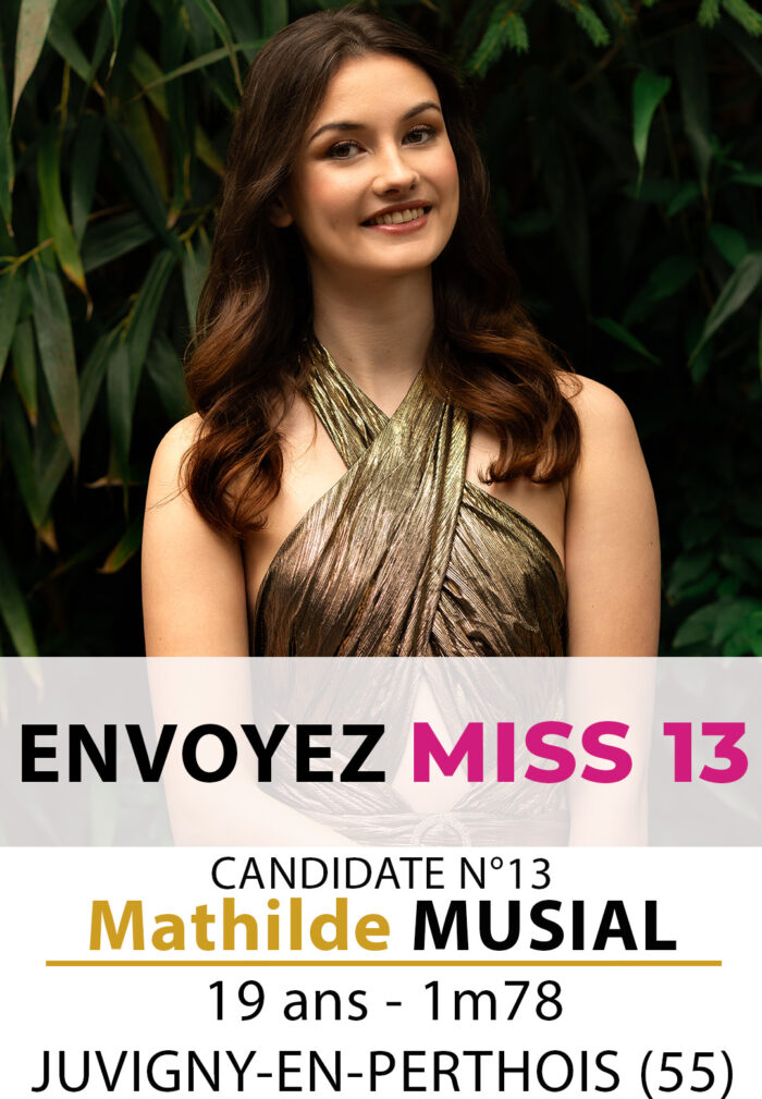 election miss lorraine miss lorraine Candidate N° Mathilde MUSIAL