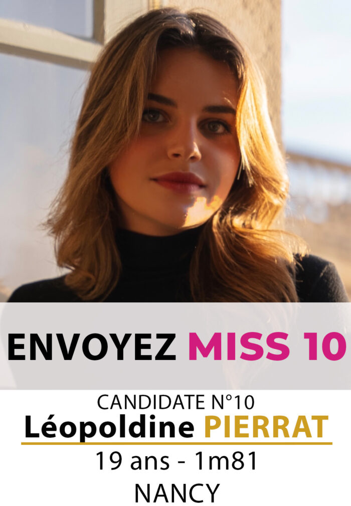 election miss lorraine miss meurthe et moselle Candidate N° Léopoldine PIERRAT