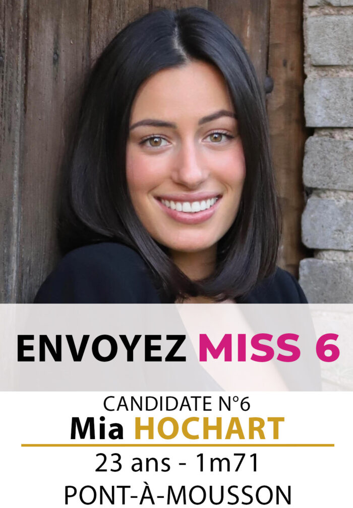 election miss lorraine miss meurthe et moselle Candidate N° Mia HOCHART