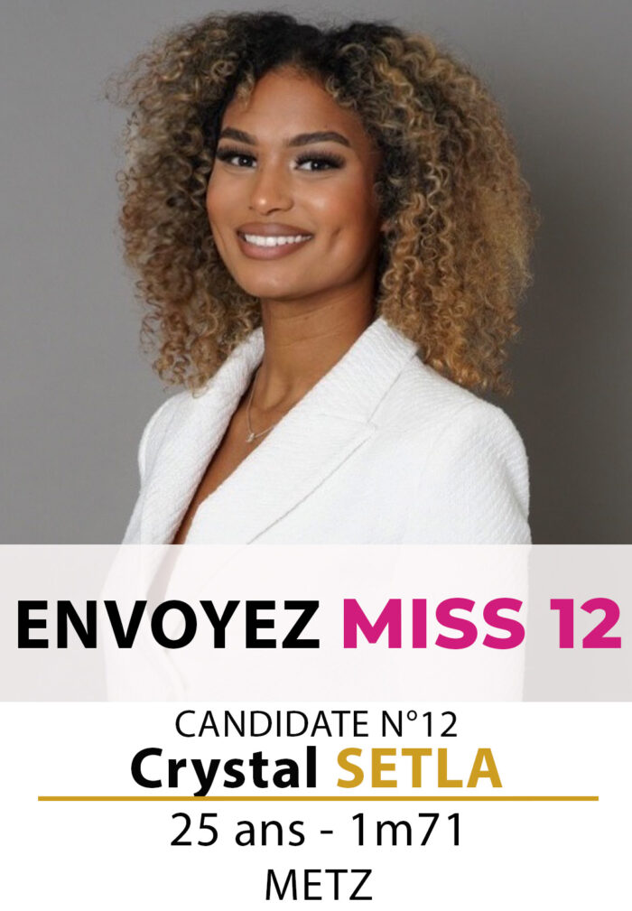 election miss lorraine miss moselle Candidate N° SMS Crystal SETLA