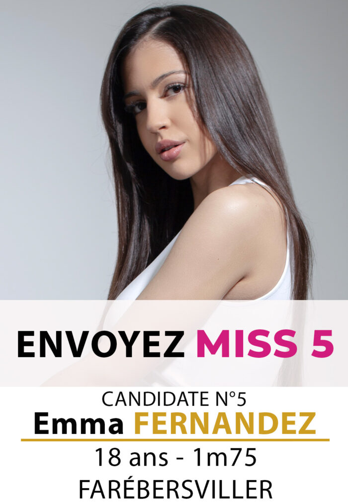 election miss lorraine miss moselle Candidate N° SMS Emma FERNANDEZ