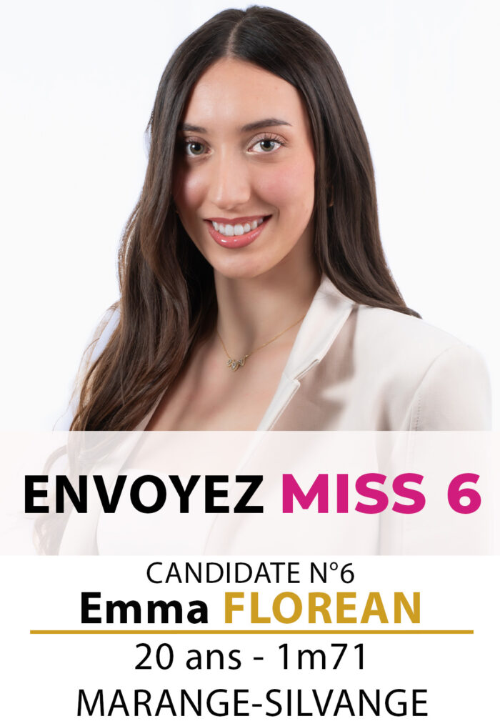election miss lorraine miss moselle Candidate N° SMS Emma FLOREAN