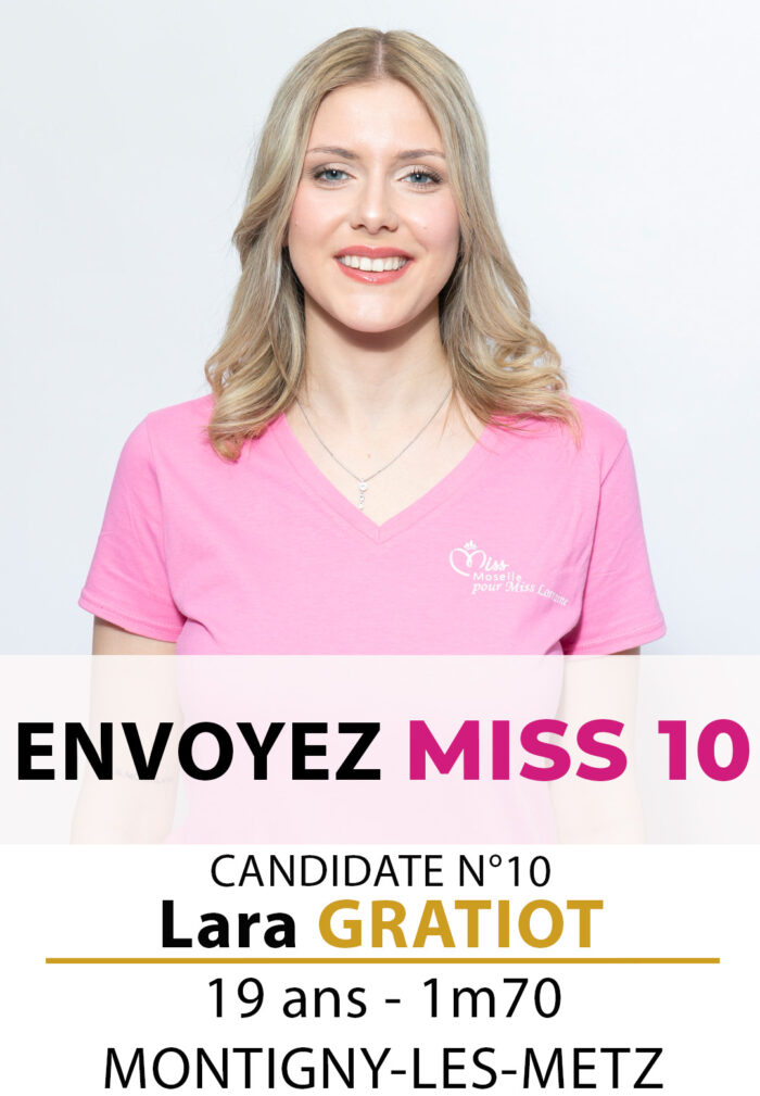 election miss lorraine miss moselle N° Lara GRATIOT