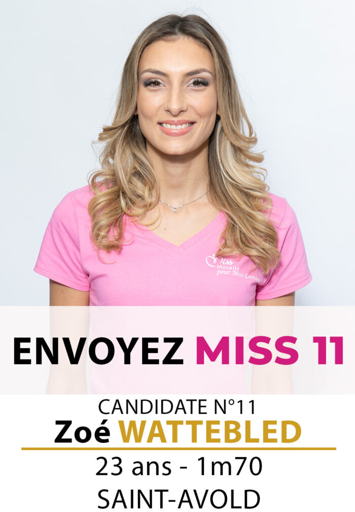 election miss lorraine miss moselle N° Zoé WATTEBELD