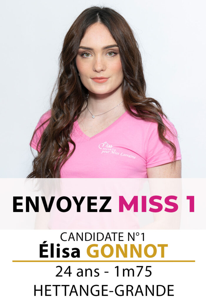 election miss lorraine miss moselle N° Élisa GONNOT