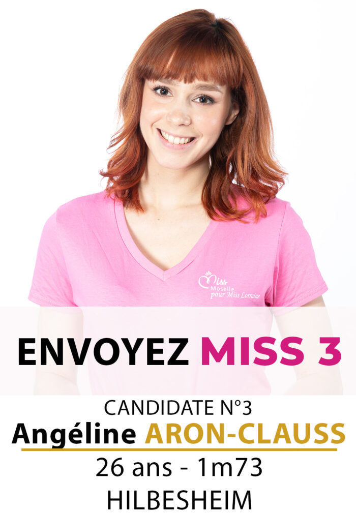 election miss lorraine miss moselle N° Angéline ARON CLAUSS