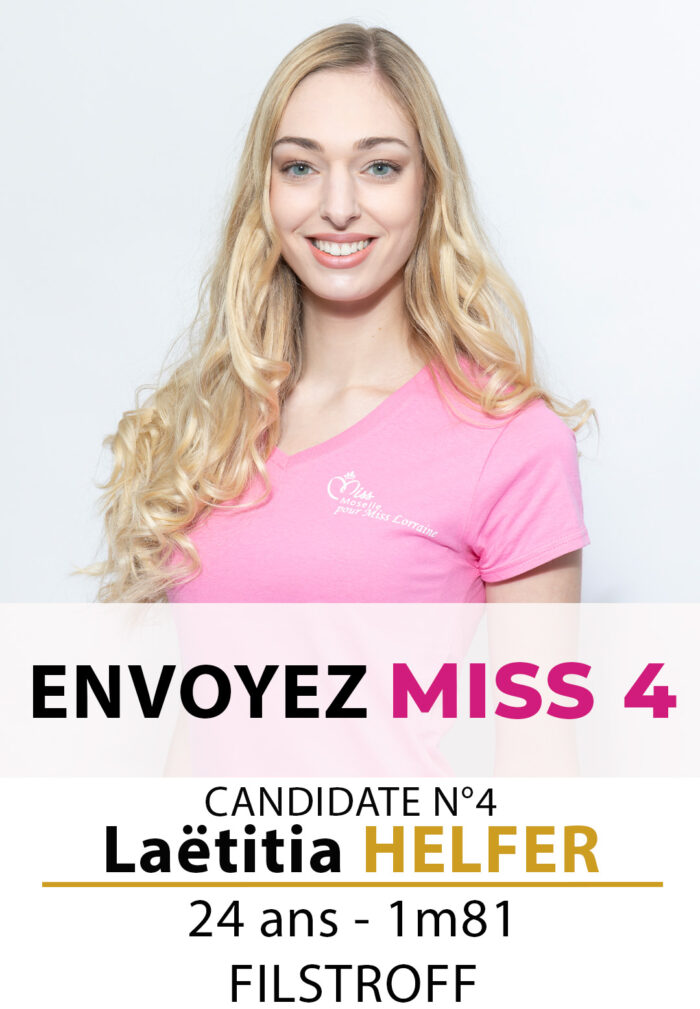 election miss lorraine miss moselle N° Laetitia HELFER