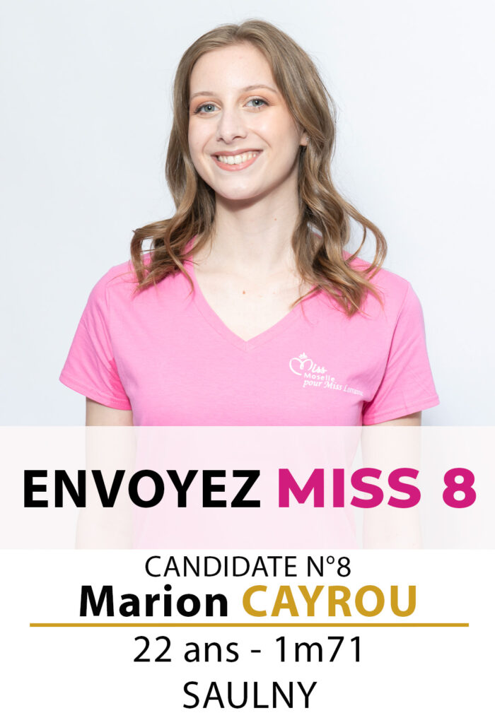 election miss lorraine miss moselle N° Marion CAYROU