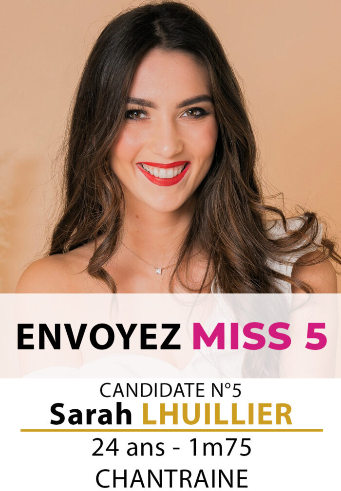 election miss lorraine miss vosges Candidate N° Sarah LHUILLIER