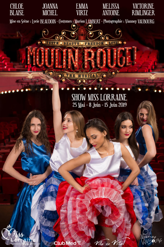 élection Miss Lorraine Sujets Moulin Rouge Version